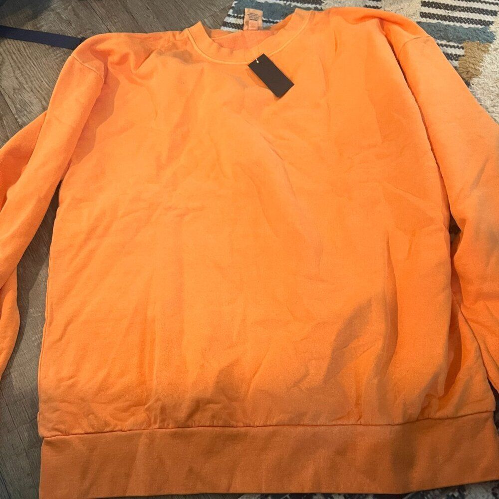 NWT OnlyNY orange medium sweater‎
